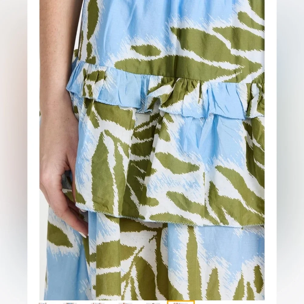 Tanya Taylor‎ Polina Top and Hazelle Skirt Matching Set Tropical Print Size: 1X